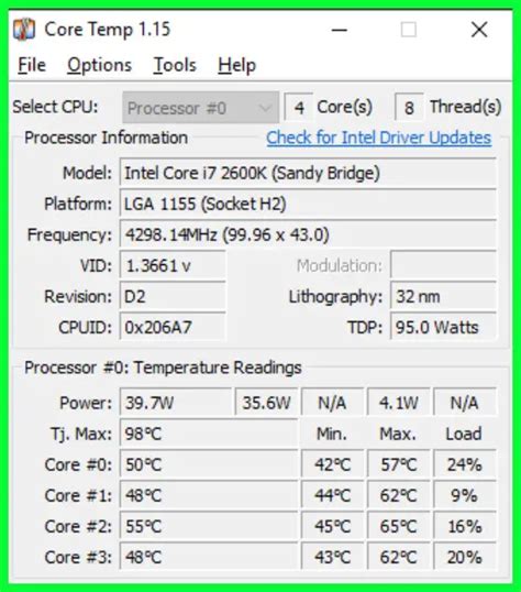 cpu z decreasing